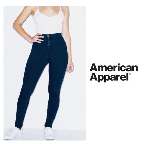 American Apparel Pants - American Apparel High Waist Easy Jean